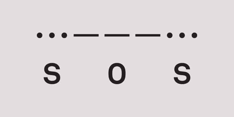 what does sos mean in morse code