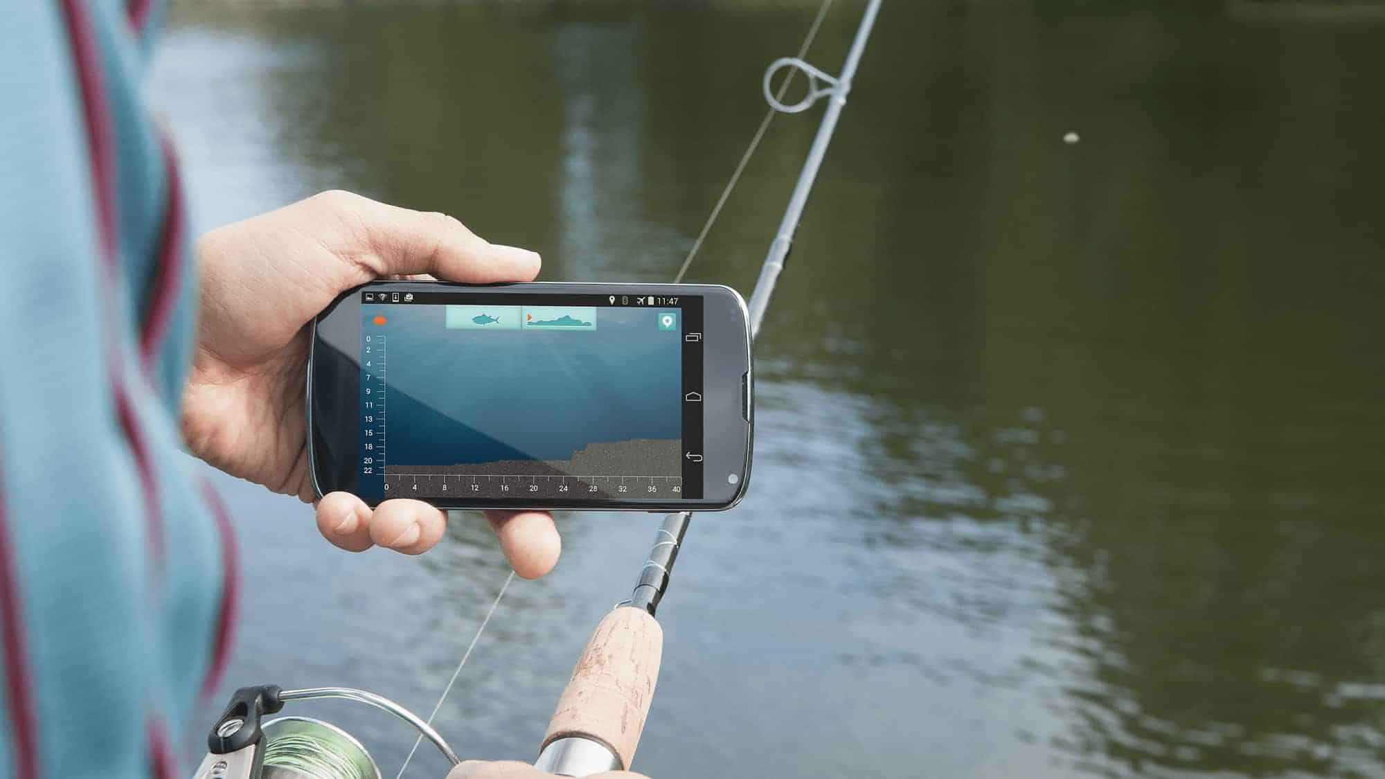 Portable Fish Finder Handheld Wired Fish Depth Finder Kayak Boat