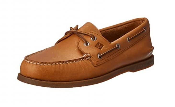 men's marina premium leather deck shoes