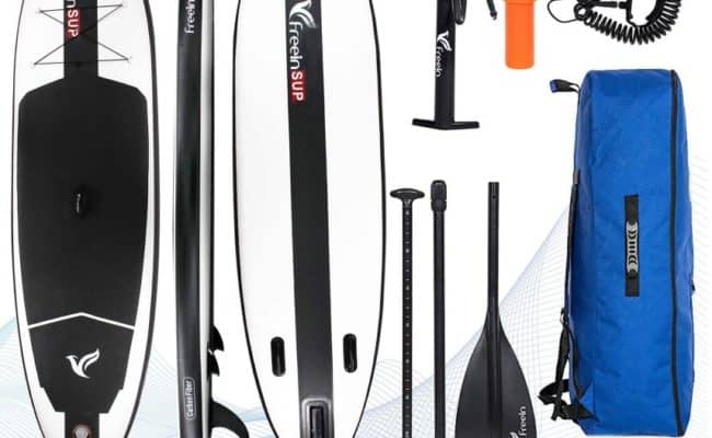 現金特価 センターバレーSereneLife Inflatable Stand Up Paddle Board Inches Thick with  Premium SUP Accessories Carry Bag Wide Stance, Bottom Fin for Paddling,  Surf Co